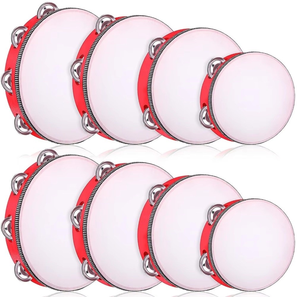 Tambourine Hand Drum - Tambor de Mano de 4/6/8/10 Pulgadas