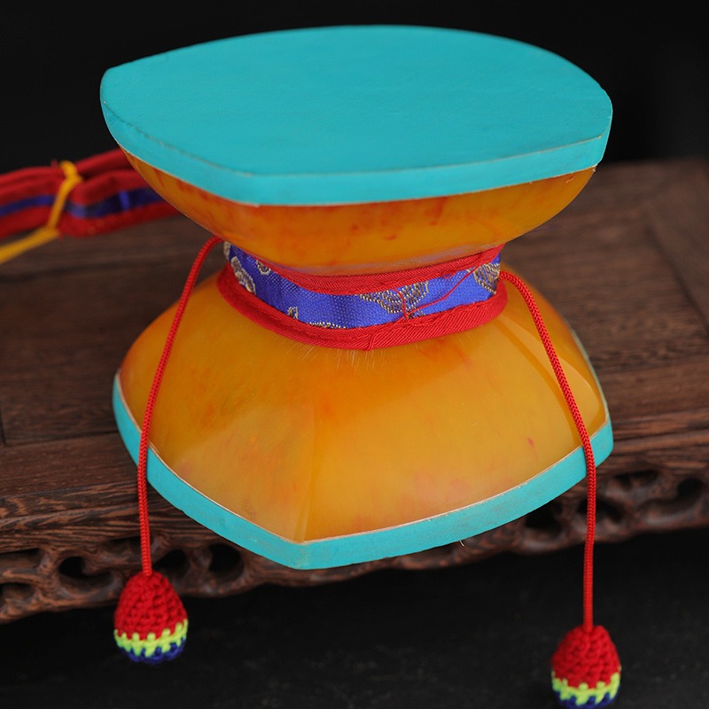 Tambourine Hand Drum - Tambores Nepaleses de 12 cm con