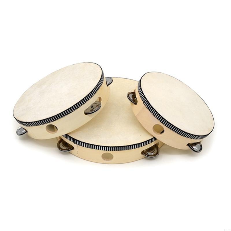 Tambourine Hand Drum - Pandereta mano sola tambor pandereta madera