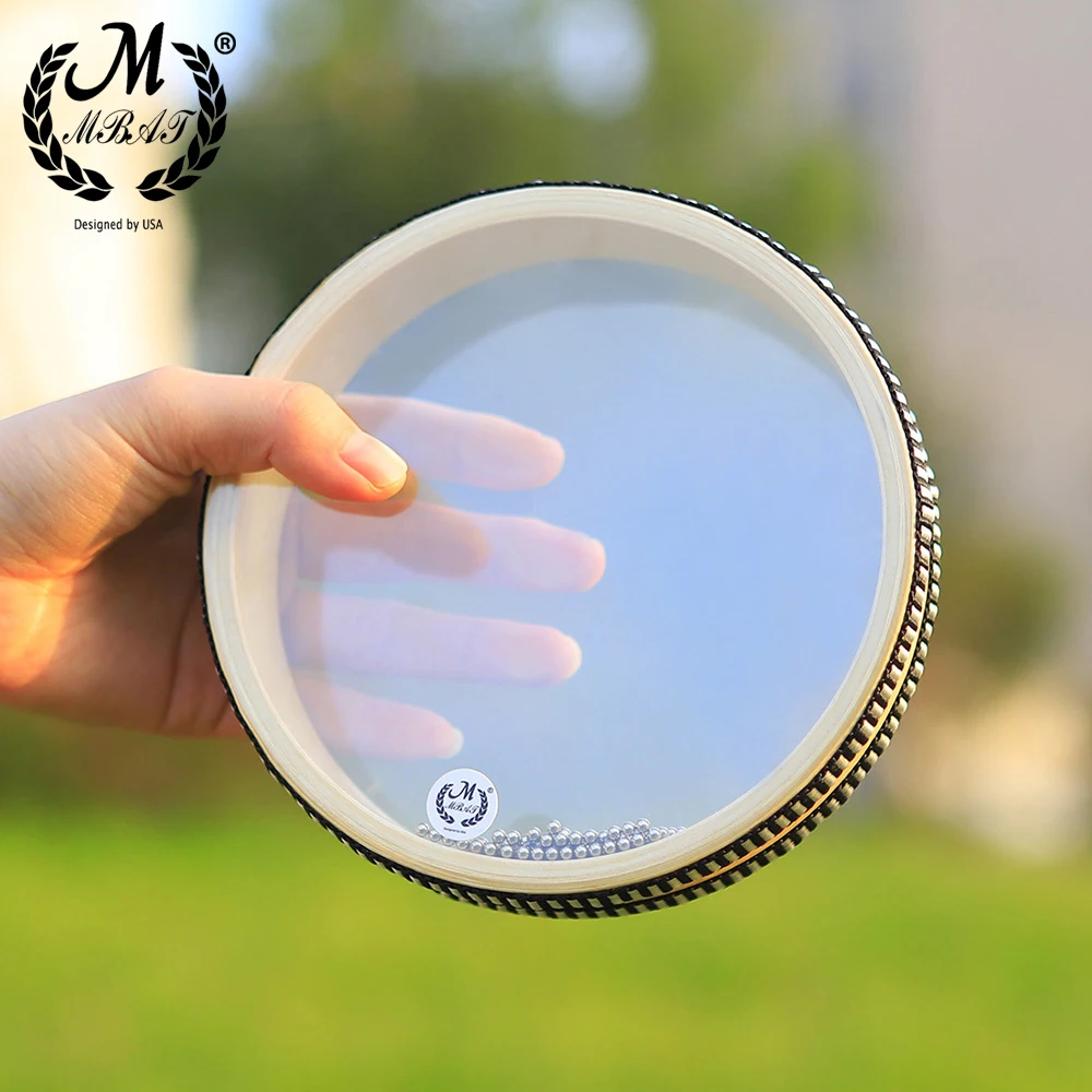 Musical Instrument For Babies - M MBAT-tambor de mano con cuentas