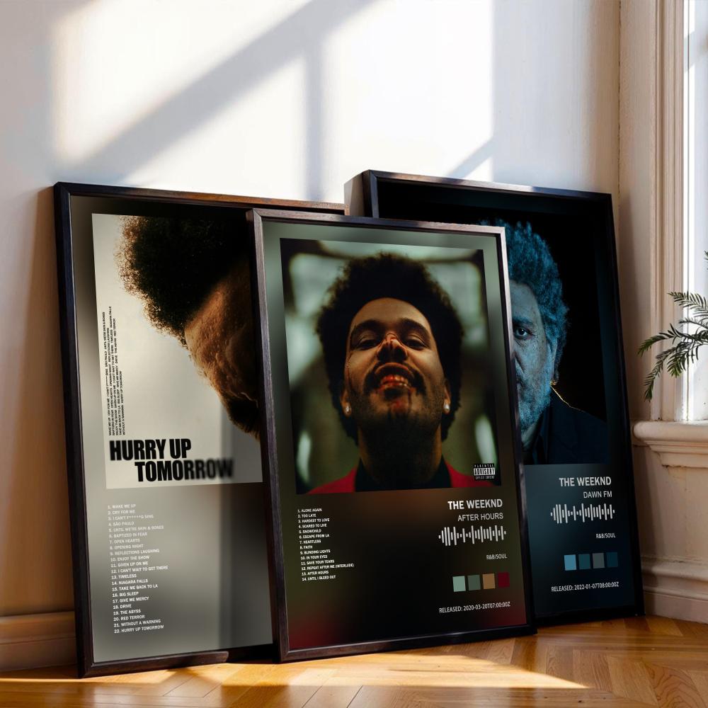 Musical Instrument Painting - Póster de The Weeknd, cubierta de