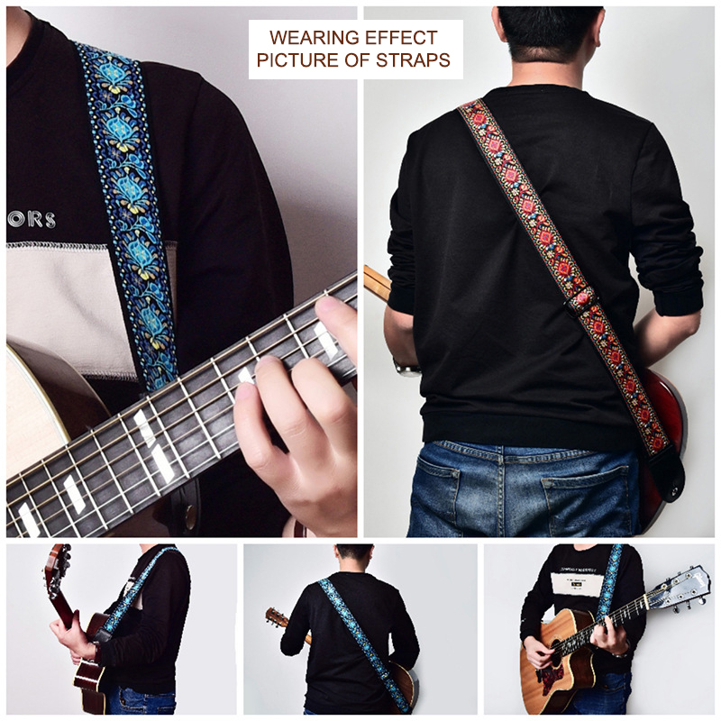 Correa de guitarra con estampa - Musical Instrument Art reseña y precio