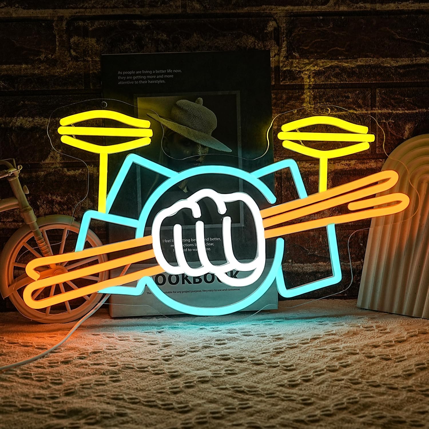 Letrero Luminoso LED de Neón c - Musical Instrument Set reseña y precio