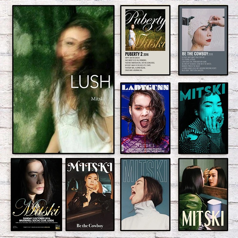 American Pop Singer MITSKI Art - Musical Instrument Painting reseña y precio