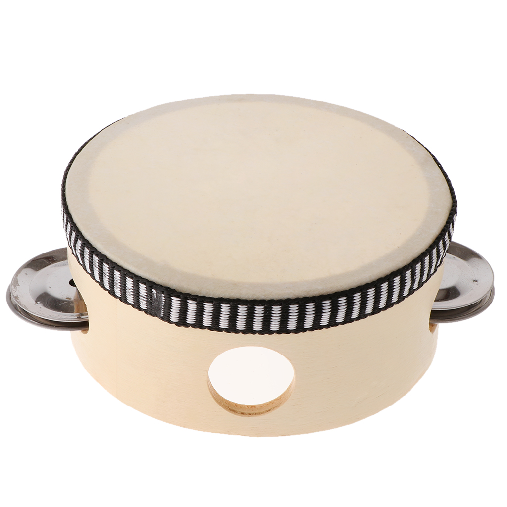 Pandereta Musical de madera, i - Tambourine Hand Drum reseña y precio