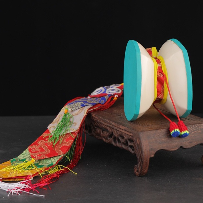 Tambores Nepaleses de 12 cm co - Tambourine Hand Drum reseña y precio