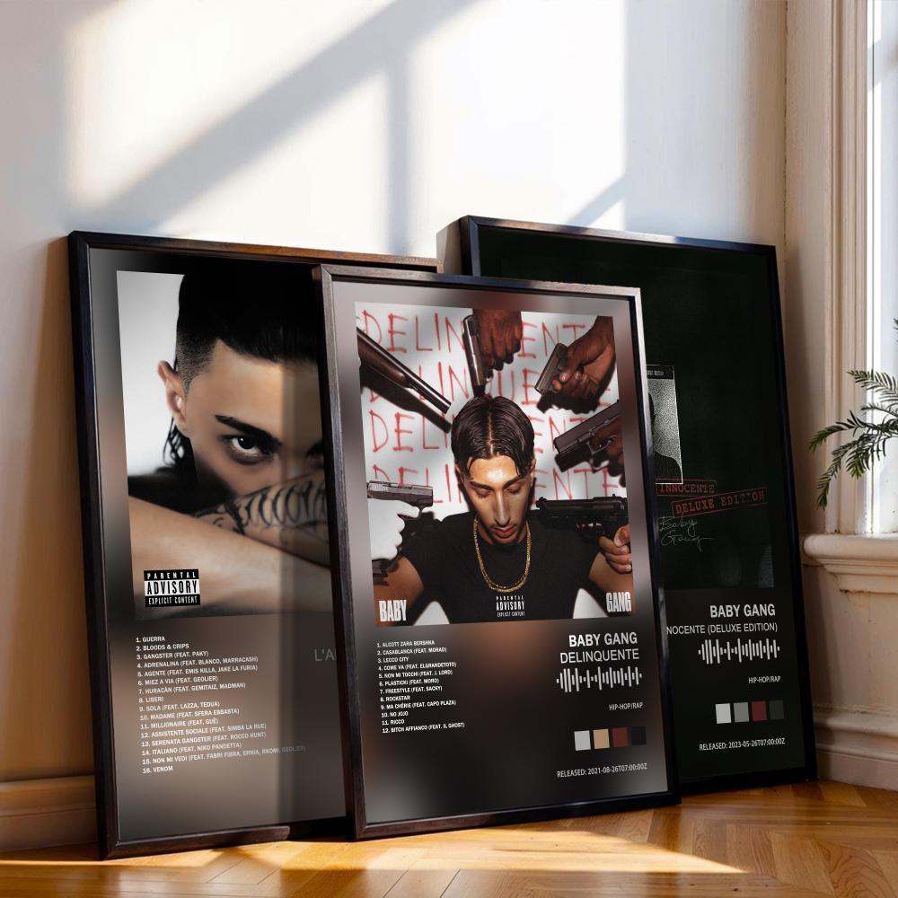 Póster de Baby Gang, portada d - Musical Instrument Painting reseña y precio