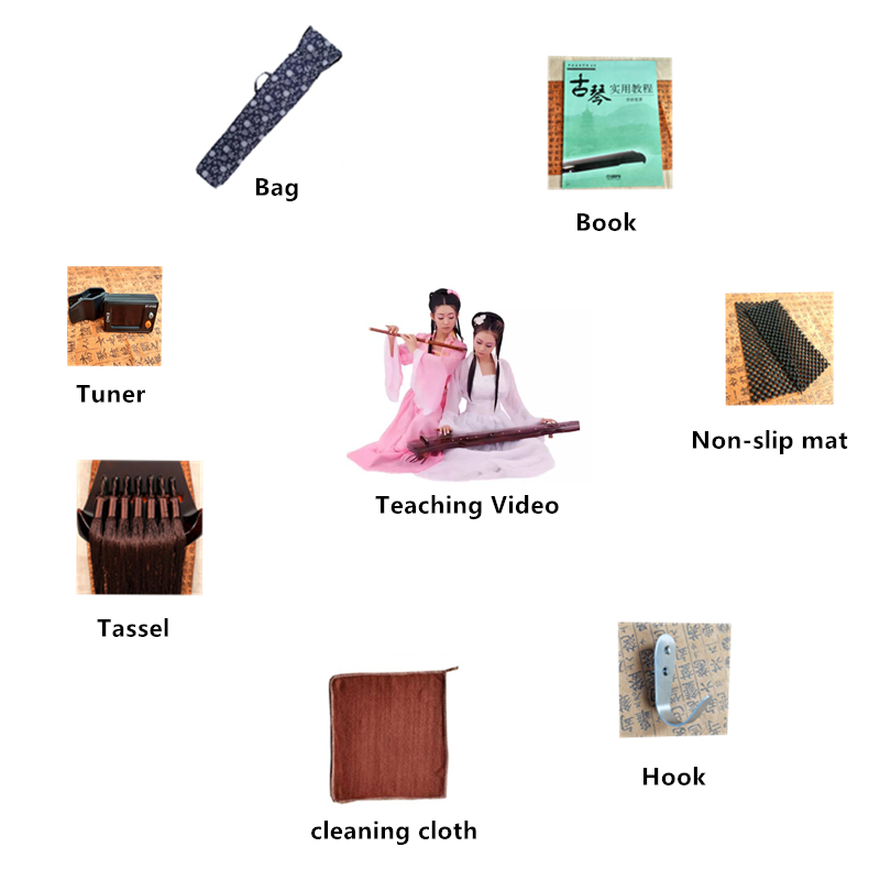 Guqin HunDun de Siete Cuerdas  - Musical Instrument Ancient reseña y precio