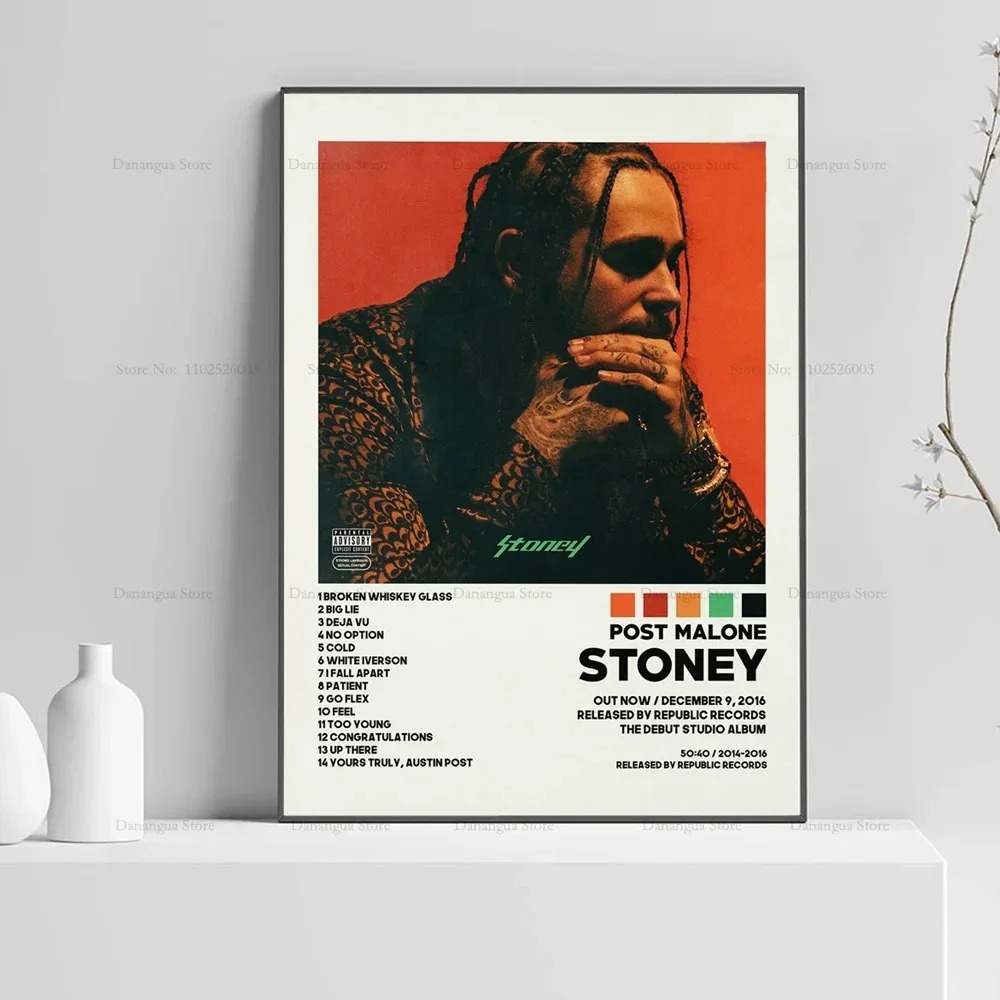 Post Malone, doce dolor de die - Musical Instrument Painting reseña y precio