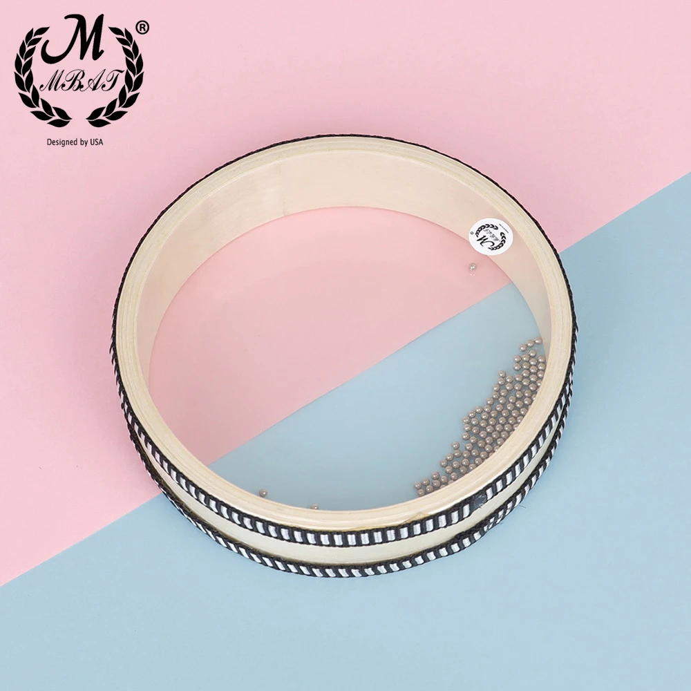 M MBAT-tambor de mano con cuen - Musical Instrument For Babies reseña y precio