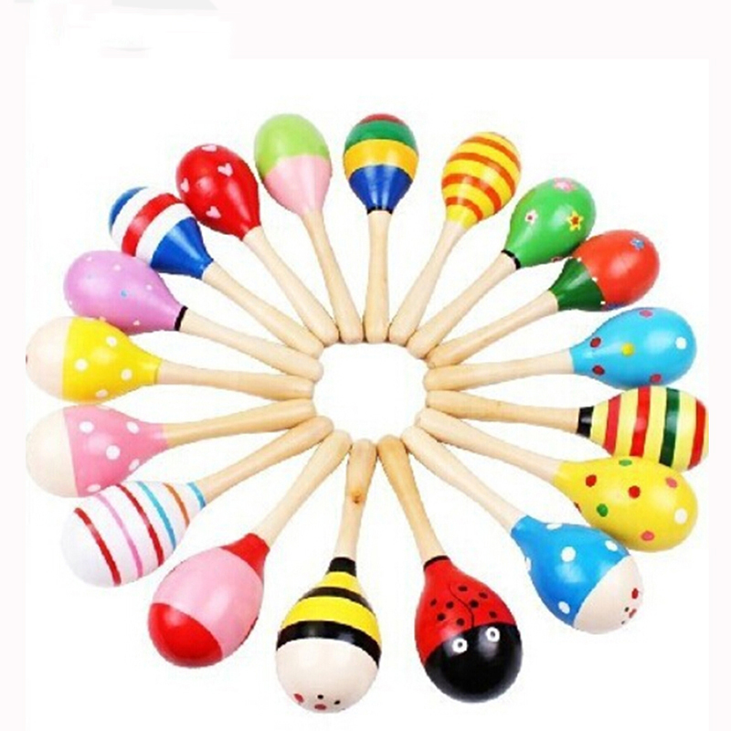 Sonajeros pequeños de madera c - Musical Instrument For Babies reseña y precio