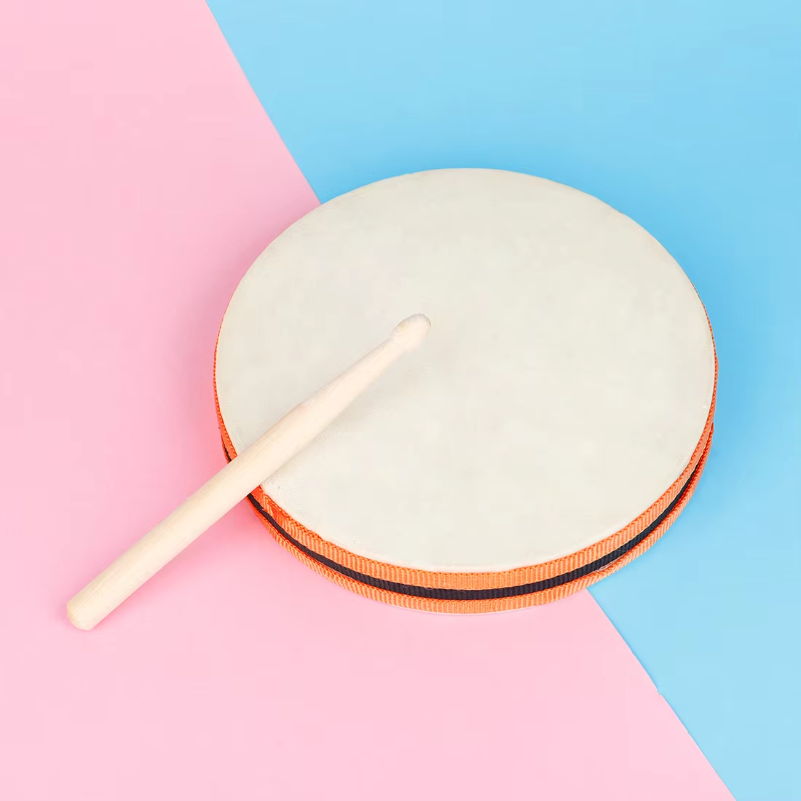 Tambor de Mano de Doble Cara c - Tambourine Hand Drum reseña y precio